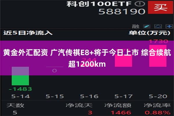 黄金外汇配资 广汽传祺E8+将于今日上市 综合续航超1200km