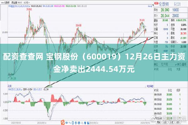 配资查查网 宝钢股份（600019）12月26日主力资金净卖出2444.54万元